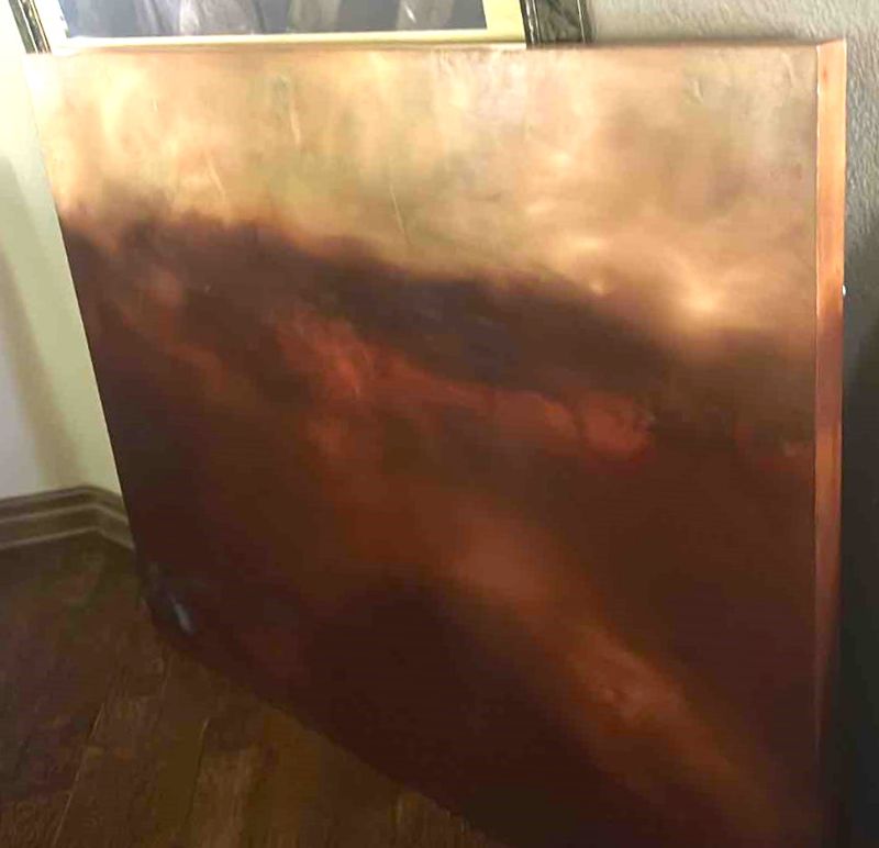 Photo 1 of OIL WAX AND GLAZEPETER "AIR GLOW" NUMBER 20 BY PETER BUREGA, October 2002 Santa Fe, New Mexico 50“ x H66“