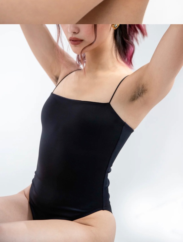 Photo 4 of SIZE XS - IMANI - BLACK THE IMANI BODYSUIT A LOW STRAIGHT CUT NECKLINE, THIN STRAPS FOR A SLEEK LOOK, AND HIGH CUT TO ELONGATE YOUR LEGS. IT ALSO FEATURES ULTRA SOFT COTTON LINING FOR PEAK COMFORT. IMANI MAKES YOU LOOK STUNNING FOR BOTH DAY AND NIGHT LOOK