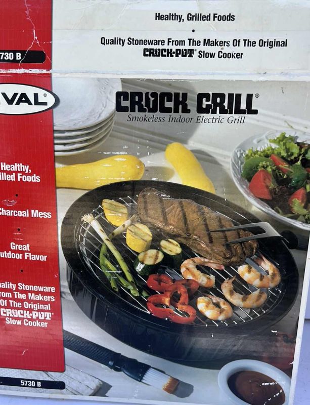 Photo 1 of RIVAL CROCK GRILL SMOKELESS INDOOR GRILL