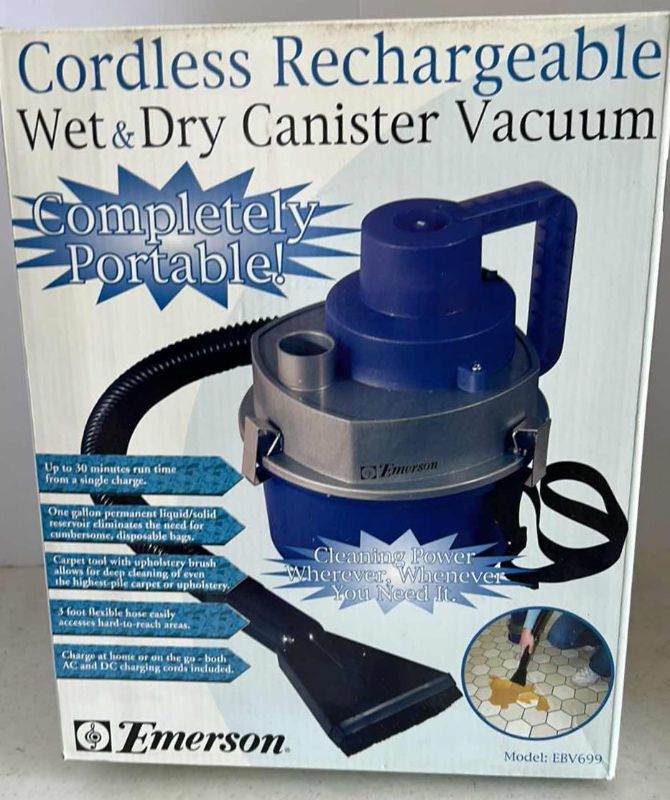 Photo 1 of CORDLESS RECHARGEABLE WET DRY VACUUM