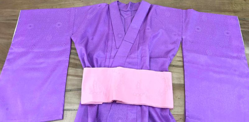 Photo 1 of  JAPANESE KIMONO W BELT