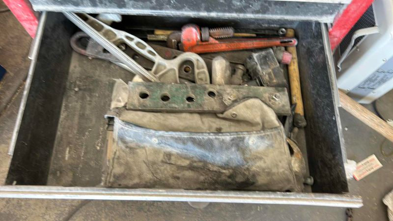Photo 1 of TOOL CHEST WITH TOOLS AND PARTS 