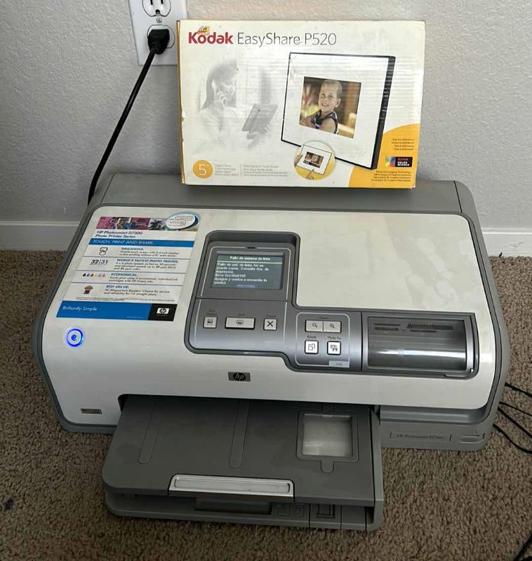 Photo 1 of HP PHOTOSMART PRINTER AND KODAK EASY SHARE