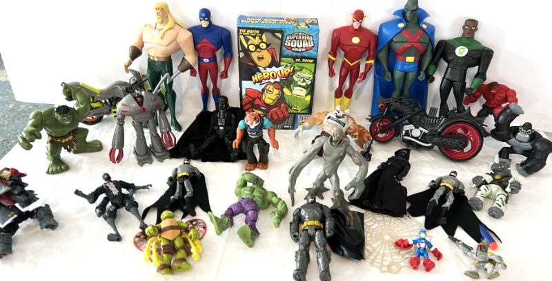 Photo 1 of CHILDRENS COLLECTIBLE ACTION HERO FIGURES