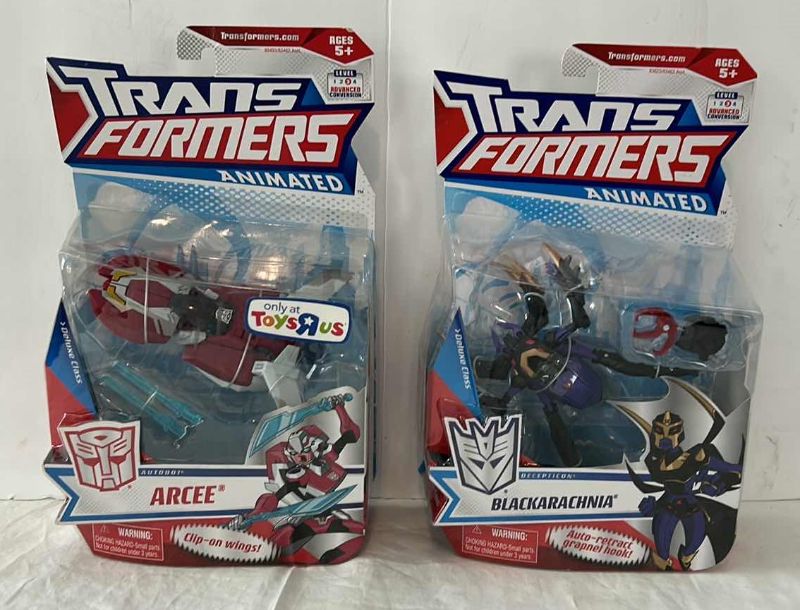 Photo 1 of 2 NEW ANIMATED TRANSFORMERS