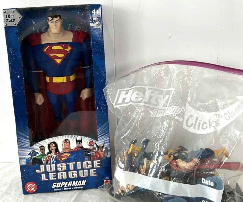 Photo 1 of JUSTICE LEAGUE COLLECTIBLE FIGURES