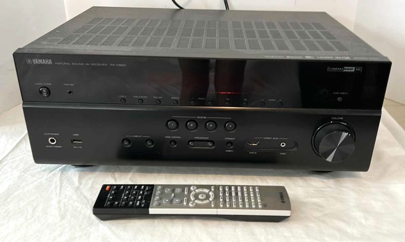 Photo 1 of YAMAHA NATURAL SOUND AV RECEIVER W REMOTE