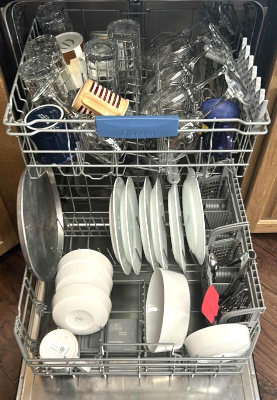 Photo 1 of CONTENTS OF DISHWASHER