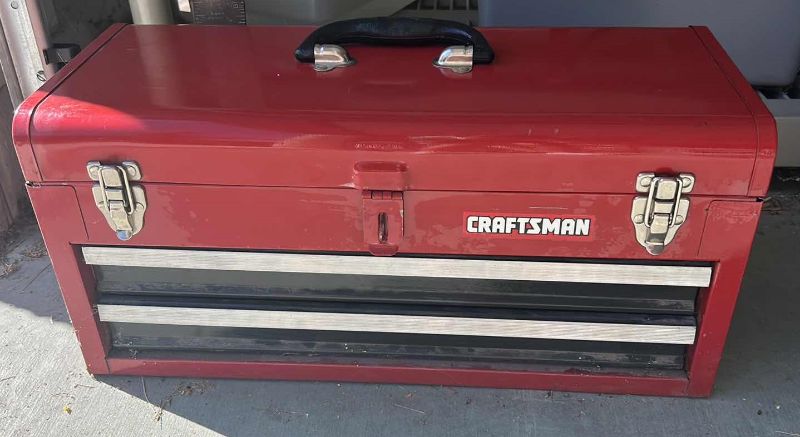 Photo 1 of CRAFTSMAN TOOL BOX WITH TOOLS