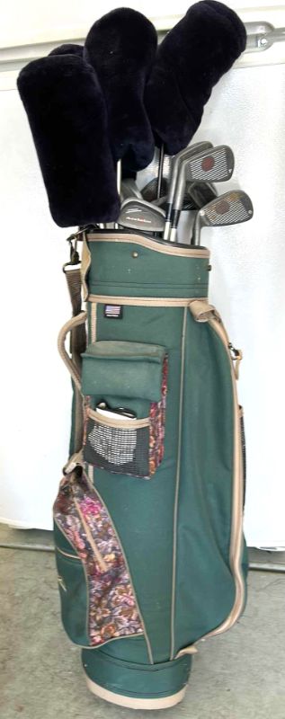 Photo 1 of GOLF BAG W CLUBS, BALLS AND ACCESSORIES