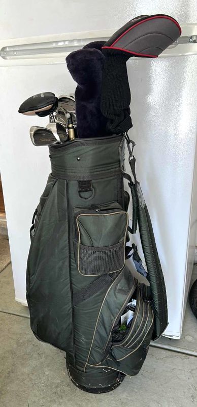 Photo 1 of GOLF BAG WITH CLUBS, BALLS AND ACCESSORIES