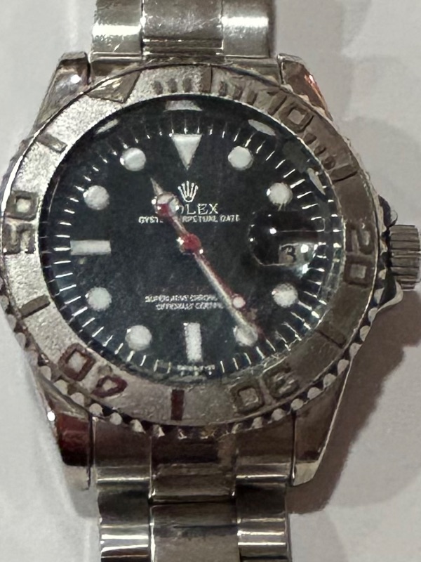 Photo 2 of FAUX VINTAGE ROLEX YACHT-MASTER WATCH  AD DAYTONA 1992 WINNER 24 (NOT AUTHENTIC)