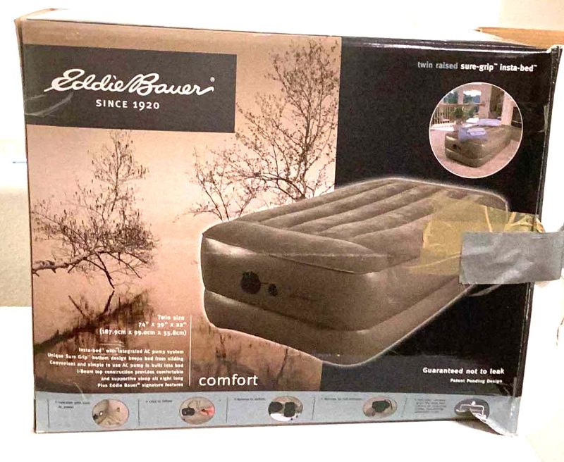 Photo 1 of EDDIE BAUER TWIN SIZED INFLATABLE MATTRESS