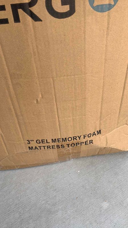 Photo 1 of ERGO KING SIZE 4” GEL FOAM MATTRESS TOPPER