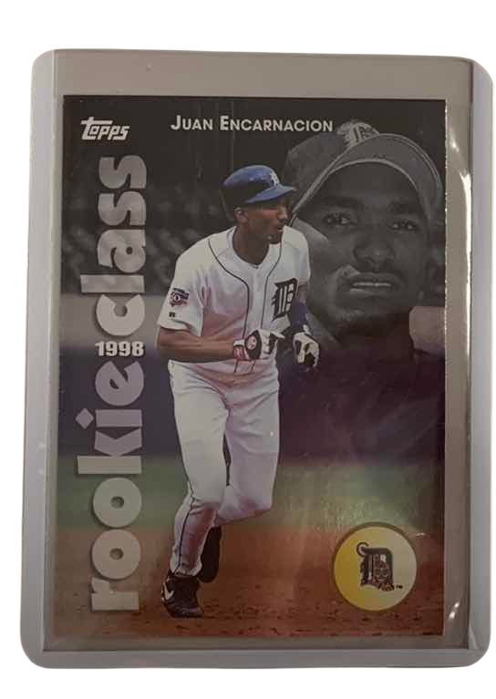 Photo 1 of 1998 TOPPS JUAN ENCARNACION ROOKIE R9 BASEBALL CARD