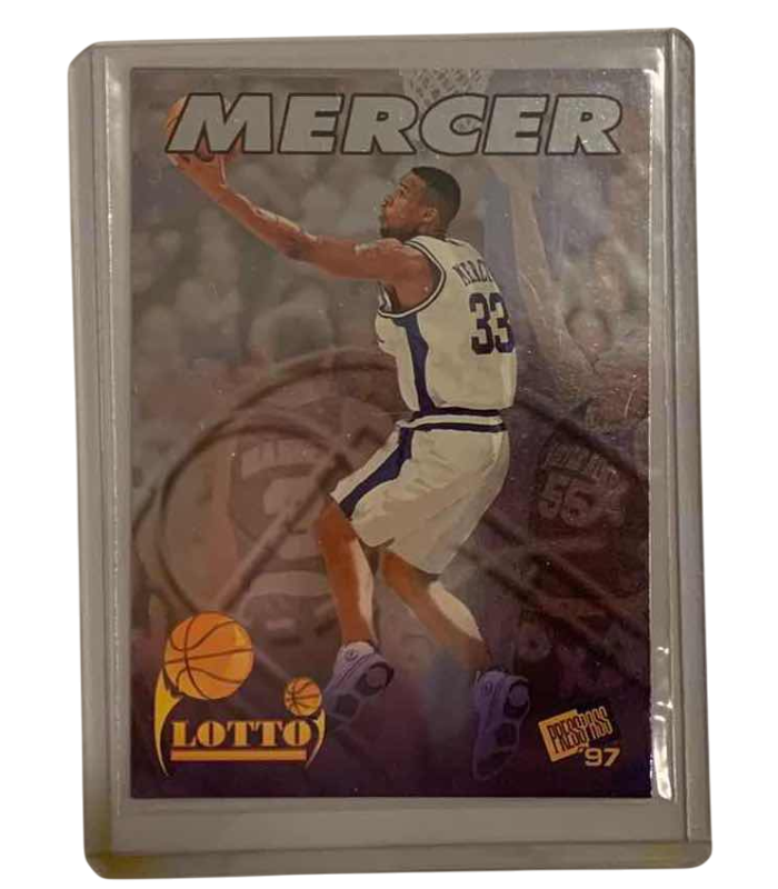 Photo 1 of 1997 PRESS PASS RON MERCER LOTTO ROOKIE L2 BASKETBALL CARD