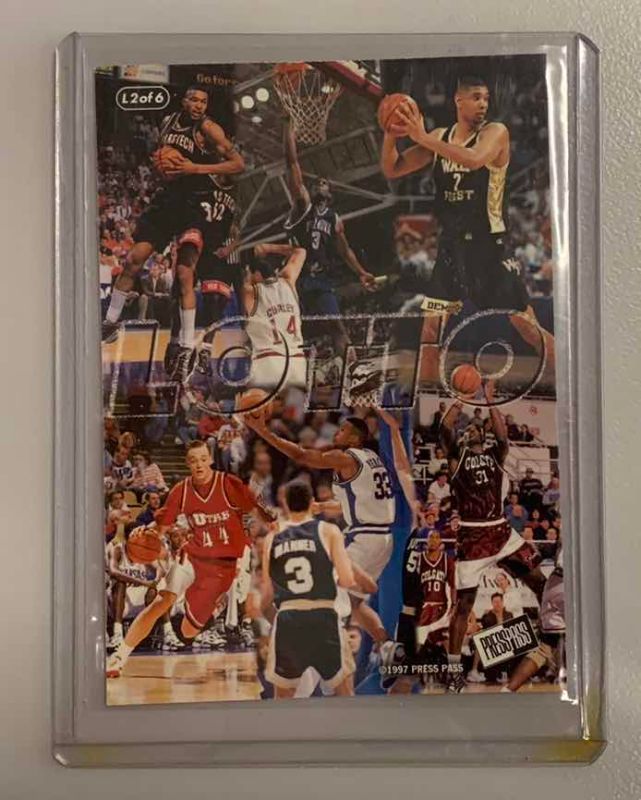Photo 1 of 1997 PRESS PASS RON MERCER LOTTO ROOKIE L2 BASKETBALL CARD