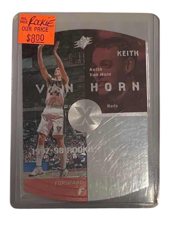 Photo 1 of 1998 UPPER DECK KEITH VAN HORN ROOKIE 27 BASKETBALL CARD