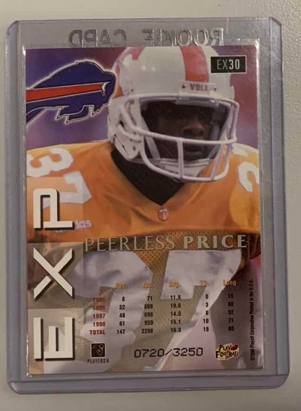 Photo 1 of 1999 PLAYOFF PRESTIGE PEERLESS PRICE ROOKIE EX30 BASKETBALL CARD