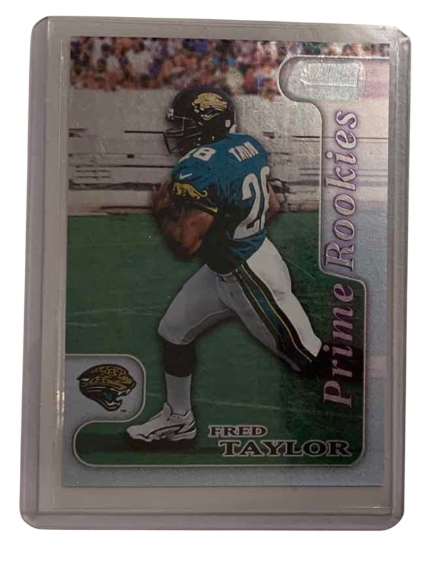 Photo 1 of 1998 STADIUM CLUB FRED TAYLOR ROOKIE PR3 FOOTBALL CARD