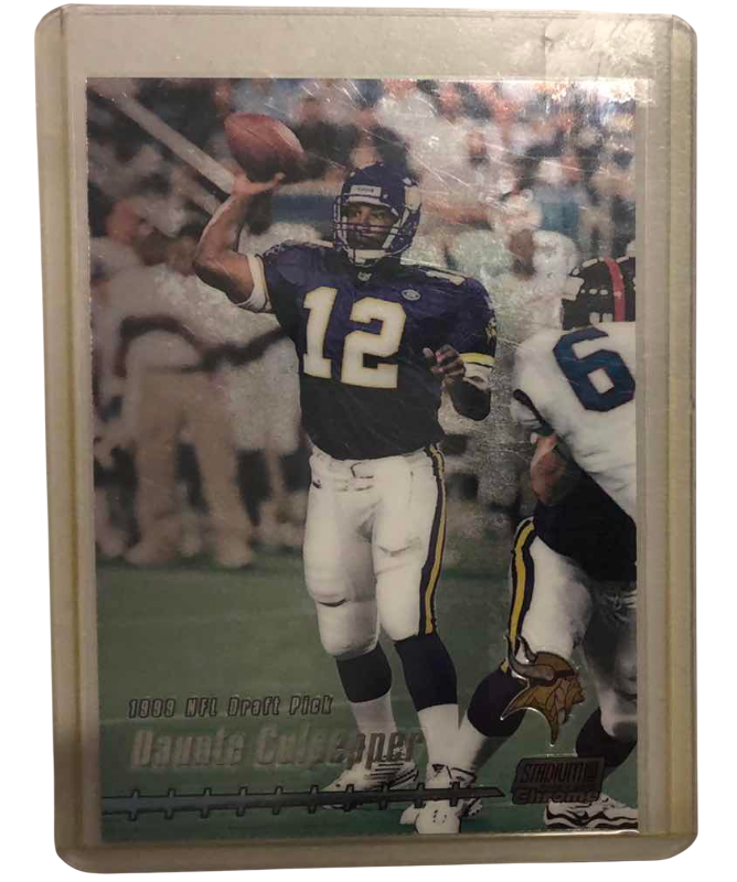 Photo 1 of 1999 TOPPS STADIUM CLUB DAUNTE CULPEPPER ROOKIE CARD 119 FOOTBALL CARD