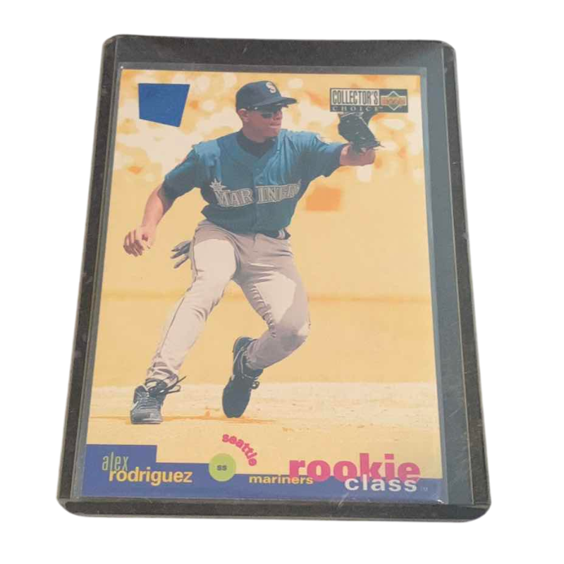 Photo 1 of 1994 UPPER DECK COLLECTORS CHOICE ALEX RODRIGUEZ ROOKIE CARD # 1 MLB BASEBALL