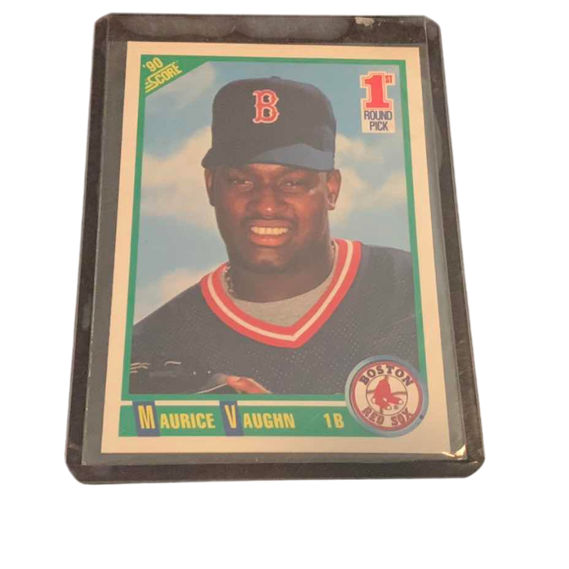 Photo 1 of 1990 SCORE MO VAUGHN ROOKIE CARD # 675 MLB BASEBALL