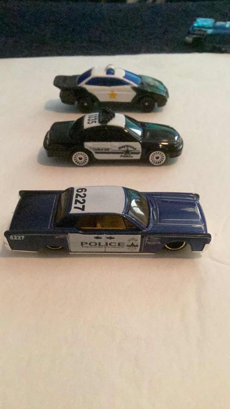 Photo 1 of 5-EMERGENCY VEHICLE HOT WHEELS AND ANOTHER BRAND