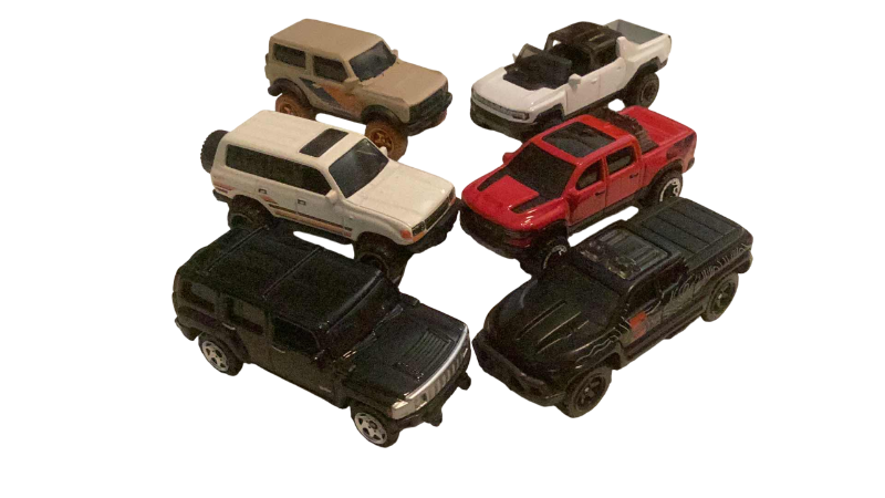 Photo 1 of 6-HOT WHEELS AND MATCHBOX TRUCKS