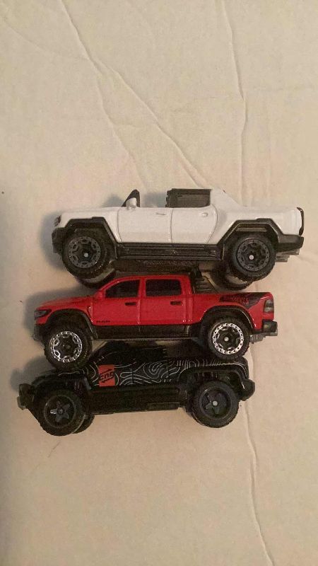 Photo 1 of 6-HOT WHEELS AND MATCHBOX TRUCKS