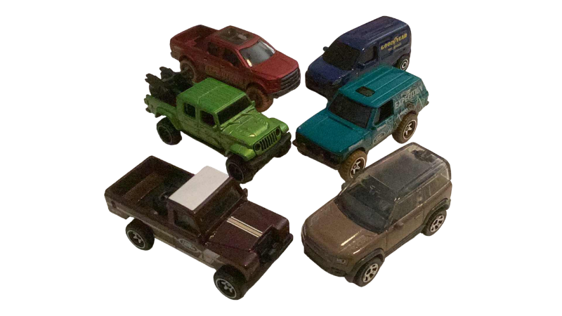 Photo 1 of 6-HOT WHEELS AND MATCHBOX TRUCKS
