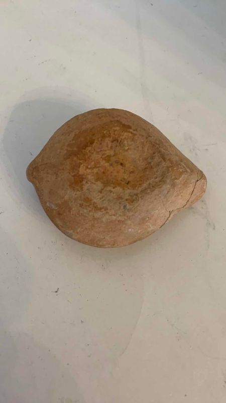 Photo 1 of ROMAN STYLE TERRACOTTA OIL LAMP 3”