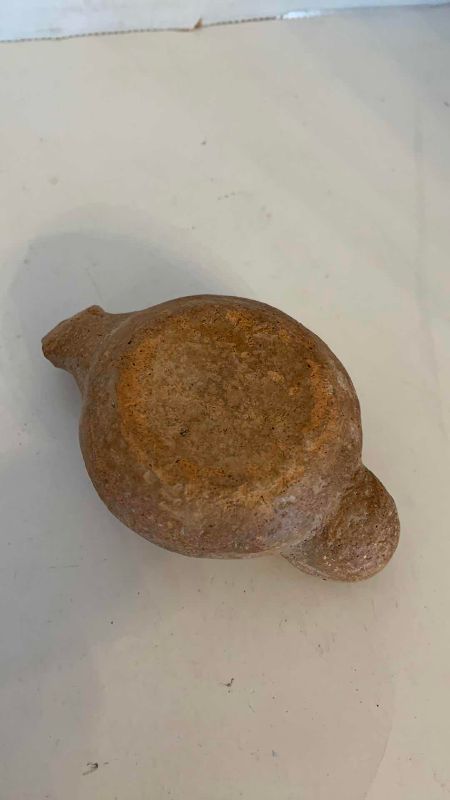 Photo 1 of ROMAN STYLE TERRACOTTA OIL LAMP 3”