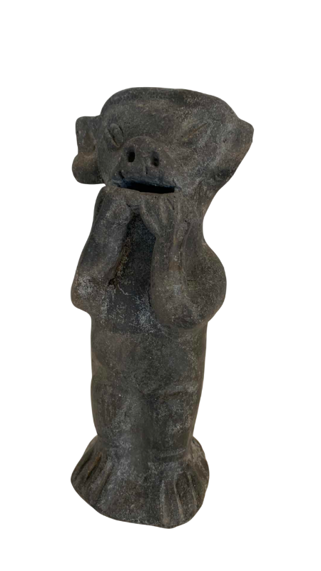 Photo 1 of PRE COLUMBIAN MESO-AMERICAN POTTERY STATUE 7”