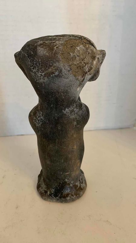 Photo 1 of PRE COLUMBIAN MESO-AMERICAN POTTERY STATUE 7”