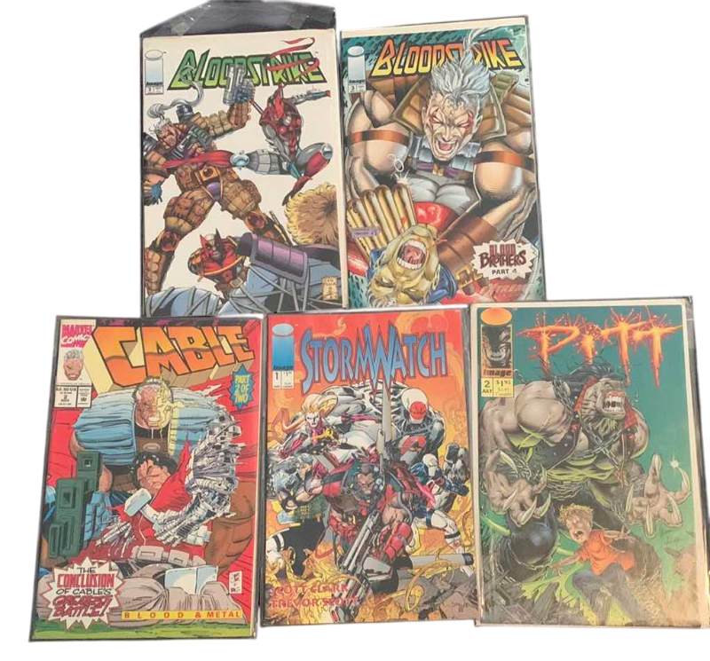 Photo 1 of 5-IMAGE AND MARVEL COMICS
