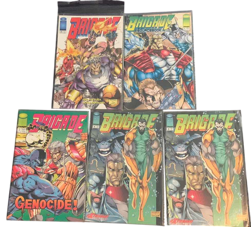 Photo 1 of 5-IMAGE BRIGADE COMICS 0,1,2,4,4