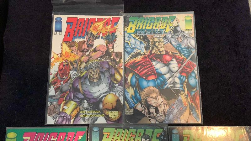 Photo 1 of 5-IMAGE BRIGADE COMICS 0,1,2,4,4