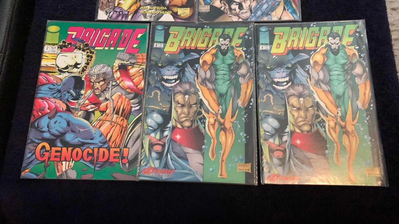 Photo 1 of 5-IMAGE BRIGADE COMICS 0,1,2,4,4