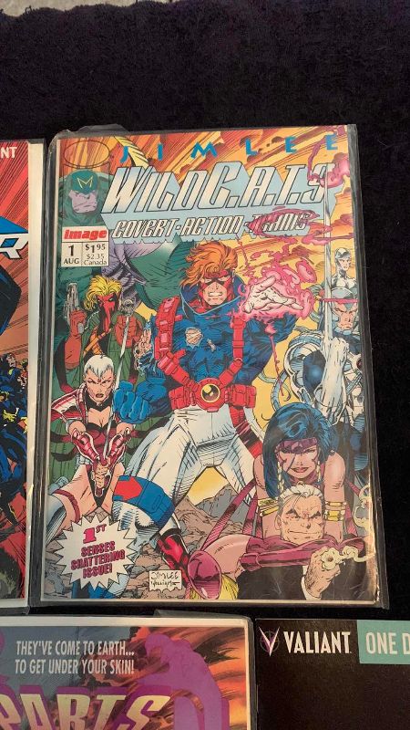 Photo 1 of 5-MARVEL AND INDEPENDENT COMICS WILDC.A.T.S # 1, BLOODSTRIKE #1, DOCTOR MIRAGE #1