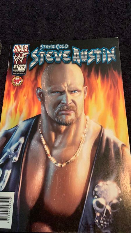 Photo 1 of CHAOS STONE COLD STEVE AUSTIN AND UNDERTAKER COMICS