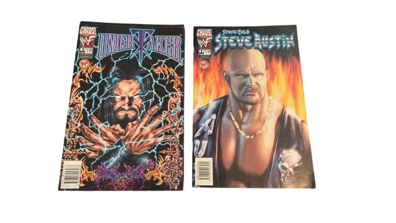 Photo 1 of CHAOS STONE COLD STEVE AUSTIN AND UNDERTAKER COMICS