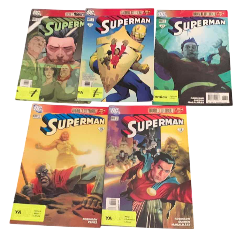 Photo 1 of 5-DC SUPERMAN COMICS