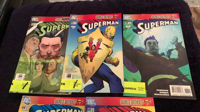 Photo 1 of 5-DC SUPERMAN COMICS