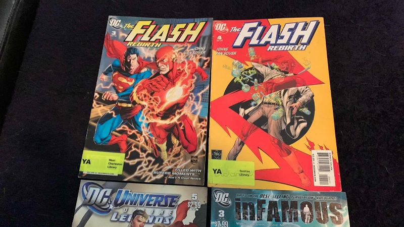 Photo 1 of 4-DC COMICS FLASH AND INFAMOUS