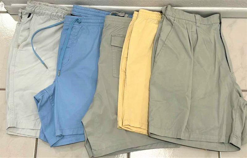 Photo 1 of 5 PAIRS MENS CARGO SHORTS SIZE 36” x 38”