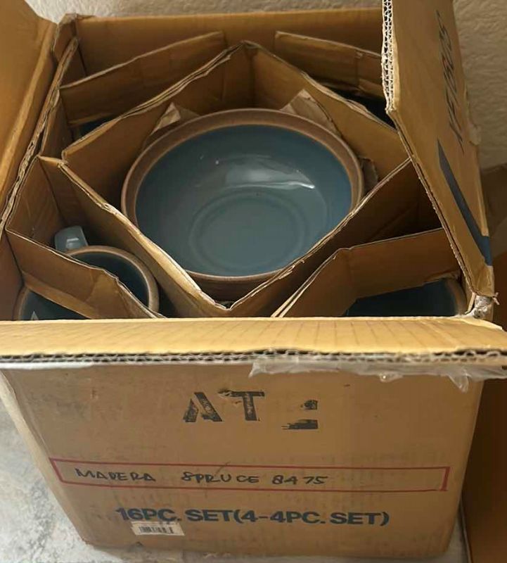 Photo 1 of 16 PC KITCHEN STONEWARE