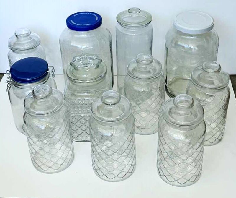 Photo 1 of GLASS CANISTER ASSORTMENT