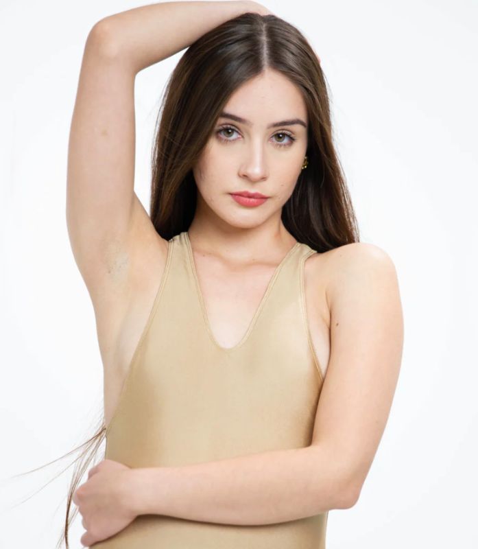 Photo 4 of SIZE X-SMALL NUDE ZOHRA BODYSUIT WITH FRONT TO BACK REVERSIBLE DESIGN WITH HI CUT LEGS ULTRA SOFT COTTON LINING FOR COMFORT EDGY TOUCH FOR DAY AND NIGHT, CAN WEAR AS SWIMWEAR