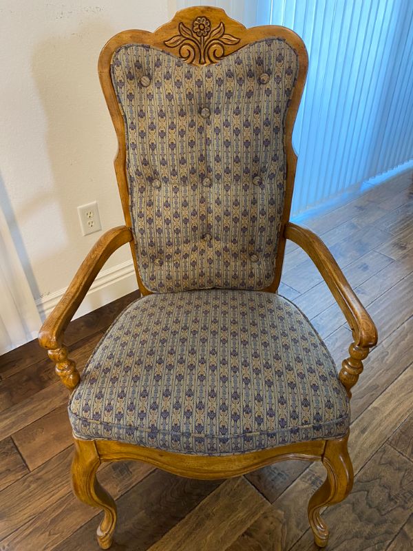 Photo 3 of DREXEL HERITAGE CABERNET PECAN FORMAL DINING WITH 8 CANE CHAIRS CUSTOMIZED WITG EXTRA LEAF TO FIT 14-16 PEOPLE 71” X 42” H 30” NO LEAFS- 3 LEAFS 20” EACH = 131”